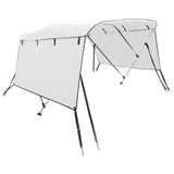 3-bow Bimini Top with Sidewalls 183xx137 cm 94815