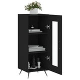Sideboard Black 34.5x34x90 cm Engineered Wood 828765