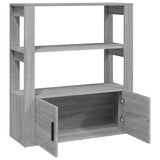 Sideboard Grey Sonoma 80x30x90 cm Engineered Wood 819466