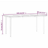 Garden Dining Set Grey 3213613