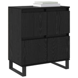 Sideboard 3 pcs Black Oak 60 x 35 x 70 cm 3394577