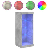 Sideboard with LED Lights Concrete Grey 41x37x100 cm 836731