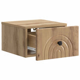 Wall-Mounted Bedside Cabinet 2 pcs Artisan Oak Engineered Wood 898104