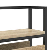 Storage Headboard with Shelf Sonoma oak 75 cm Engineered wood 859611