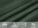 Sunshade Sail 160 g/m Dark Green 4x5x6.8 m HDPE 311486