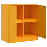 Sideboard Mustard Yellow 67x39x73 cm Steel 841676