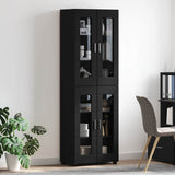 Highboard FLORIN Black 60 x 35 x 182 cm Engineered Wood 3397905