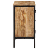 Sideboard 70x35x70 cm Solid Rough Wood Mango 374081