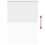 Roller Blind Blackout 140 x 230 cm White 240168