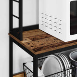 Kitchen Shelf Old Wood 60 x 40 x 168 cm Engineered Wood 883884