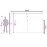 Retractable Side Awning 100% polyester iron steel 42035358
