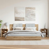 Bedside Cabinets 2 pcs Artisan Oak 40x30x50 cm Engineered Wood 856419