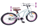 Kids Bike 18 Inches for 5-7 Years Old Light Green 42009675