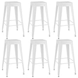 7 Piece Bar Set White 3057444