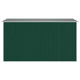 Garden Shed 257x298x178 cm Metal Green 143340
