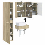 Bathroom Furniture Set 5 pcs Sonoma Oak 3407265