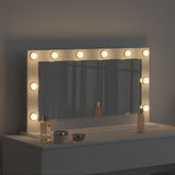 Vanity Mirror White 80 x 45 x 18 cm Glass and Engineered wood 868317