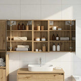 Bathroom Cabinet Set 3 pcs 116 x 16 x 62.5 cm Engineered wood 3403815