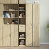 Highboard Sonoma Oak 30x42.5x185 cm Engineered Wood 846238