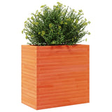 Garden Planter Wax Brown 70x40x68.5 cm Solid Wood Pine 3282486
