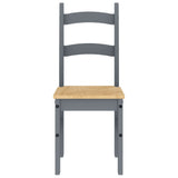 Dining Chairs 2 pcs Grey 40x46x99 cm Solid Wood Pine 4005727