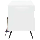 LED TV Cabinet High Gloss White Engineered Wood 897649