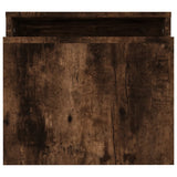 Coffee Table Set Smoked Oak 100x48x40 cm Engineered Wood 815546