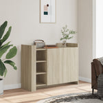 ZNTS Sideboard Sonoma Oak 100x35x75 cm Engineered Wood 848411