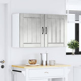 Kitchen Wall Cabinets 2 pcs Lucca Concrete Grey Engineered Wood 853806