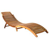 ZNTS Sun Loungers 2 pcs Solid Acacia Wood 3077360