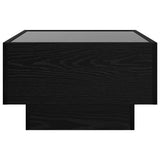 Coffee Table Black oak 50 x 50 x 30 cm Engineered wood 879661