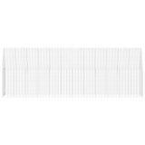Chicken Cage 2 pcs Silver 600 x 100 x 210 cm Galvanised Steel 3394430