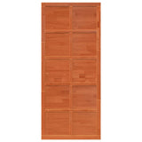 Barn Door Wax brown 90 x 2.5 x 208 cm Solid Pine Wood 42047148