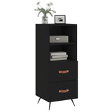 Sideboard Black 34.5x34x90 cm Engineered Wood 828637