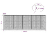 Gabion with 3.5 mm Wire and 5x5 cm Mesh 450x20x200 cm 3462195
