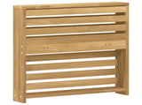 Armrests Module 2 pcs White 58.5 x 10 x 61 cm Solid Acacia Wood 901526