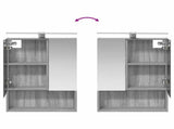 Bathroom Cabinet Set 5 pcs Grey Sonoma 50 x 14.5 x 70 cm 3406684