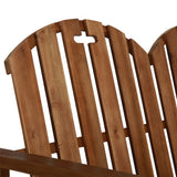 Garden Bench Brown Acacia wood 110 cm Durable Garden Bench 44034