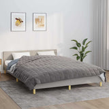 Weighted Blanket Grey 220x235 cm King 15 kg Fabric 350783