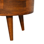 Mini Chestnut Rounded Coffee Table IN3329