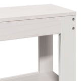 Bed Frame without Mattress White 90x190 cm Single Solid Wood Pine 3305813