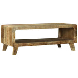 Coffee Table Brown 90 x 50 x 35 cm Solid Mango Wood 4104533