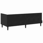 Corner Bed Frame with Headboard Black 80 x 200 cm Velvet 42016413