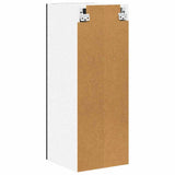 Hanging Cabinet Black Oak and White 30 x 31 x 80 cm 884244