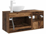 Bathroom Furniture Set 2 pcs Old Wood Engineered Wood 3403870