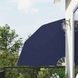 Balcony Privacy Screen 140 x 140 cm Polyester Navy Blue 42000924