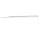 Awning Manual White 4.5 x 3 m Metal 362019