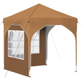Pop-up Party Tent 192 x 192 x 245 cm Beige 42019826