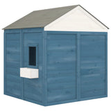 Playhouse with Lockable Door and Flower Pots Solid Wood Fir 93688