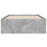 Bed Frame with Drawers without Mattress Concrete Grey 90x190 cm Single 3207325